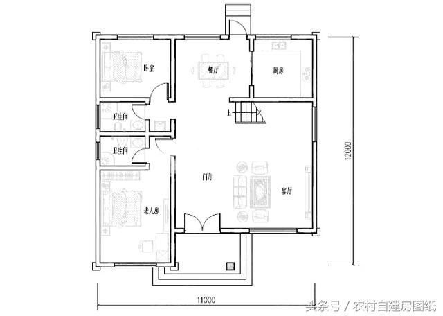 11×12米三層農村別墅設計方案圖，附3個實拍案例