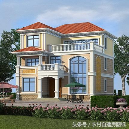 11×12米三層農村別墅設計方案圖，附3個實拍案例