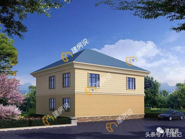 4款人見人愛的二層別墅設計圖，附方案戶型圖