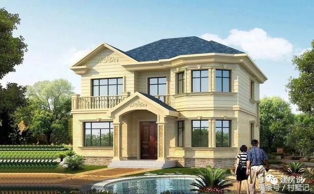 4款人見人愛的二層別墅設計圖，附方案戶型圖