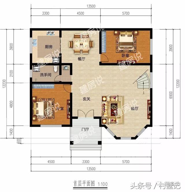 4款人見人愛的二層別墅設計圖，附方案戶型圖