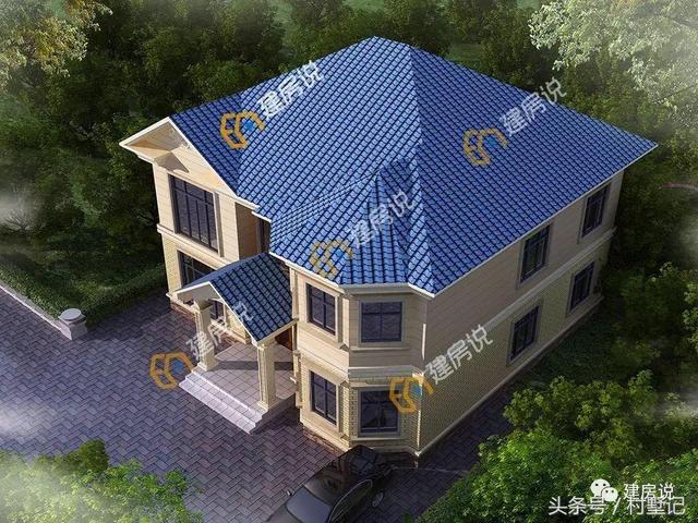 4款人見人愛的二層別墅設計圖，附方案戶型圖