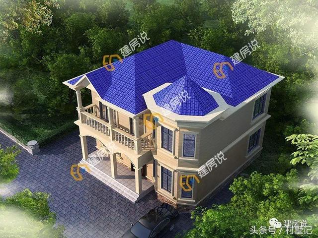 4款人見人愛的二層別墅設計圖，附方案戶型圖