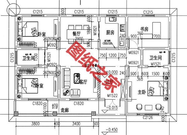 3款一層別墅設(shè)計(jì)圖方案，人見人愛