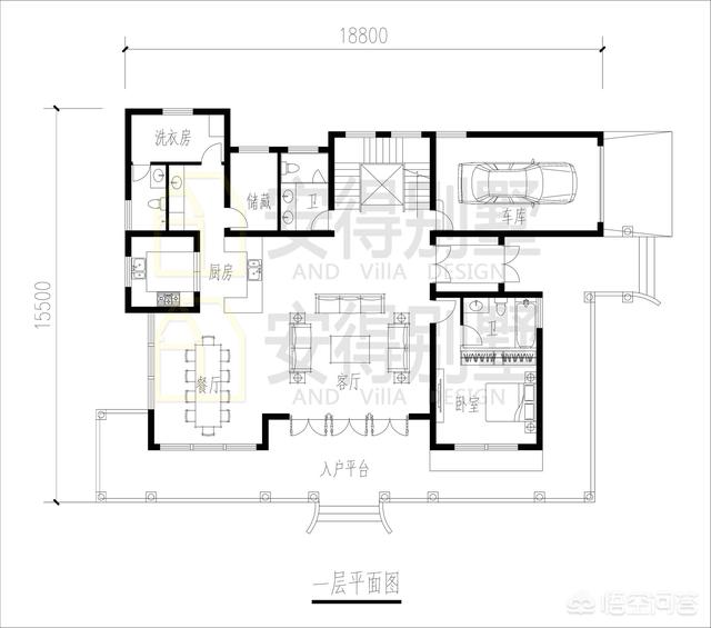 10米*9米農村自建房，2層美式風格別墅圖怎么設計？