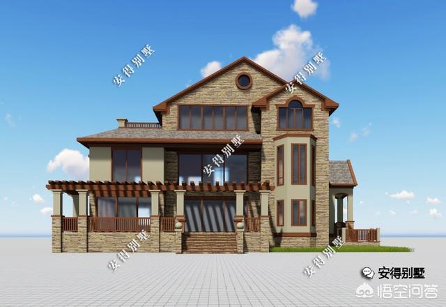 10米*9米農村自建房，2層美式風格別墅圖怎么設計？