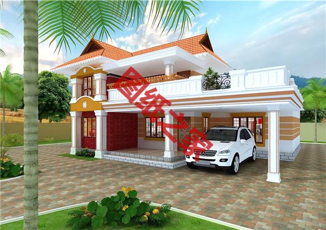 20萬農村自建二層樓房設計圖，看完借錢都想建