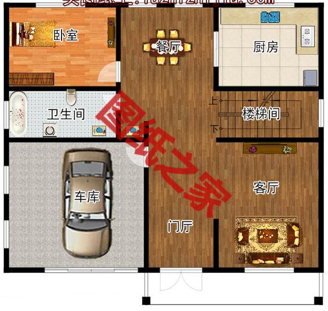 20萬農村自建二層樓房設計圖，看完借錢都想建