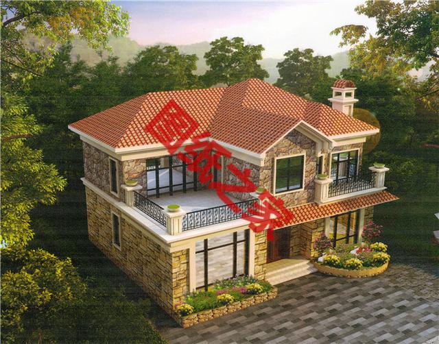 20萬農村自建二層樓房設計圖，看完借錢都想建