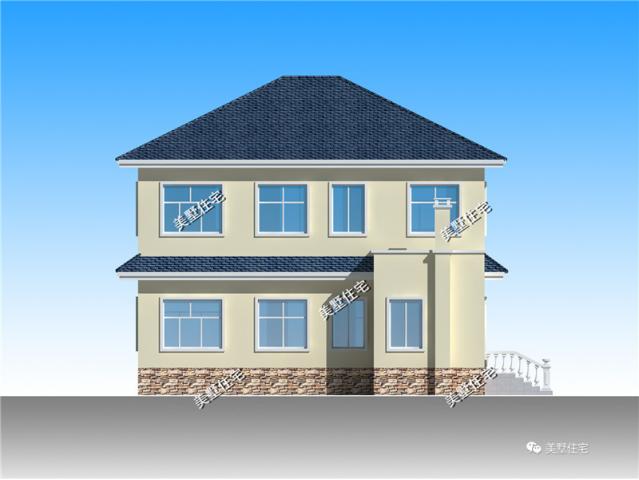 3款30萬預算的二層小別墅設計圖，外觀美，戶型實用