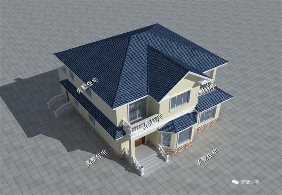 3款30萬預算的二層小別墅設計圖，外觀美，戶型實用