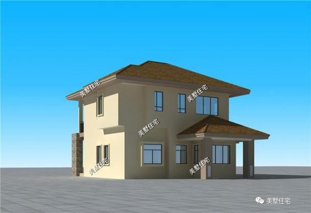 3款30萬預算的二層小別墅設計圖，外觀美，戶型實用