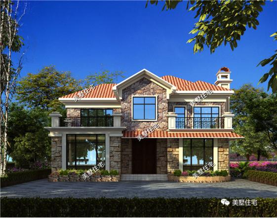 3款30萬預算的二層小別墅設計圖，外觀美，戶型實用