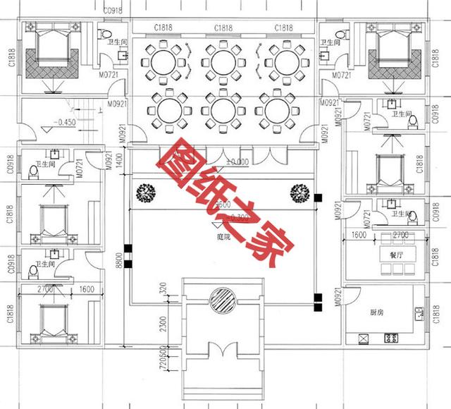 驚嘆！這套四合院別墅設計方案，秒殺一切歐式別墅