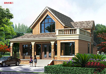 20萬農村一層半小洋樓圖，自建別墅設計方案推薦