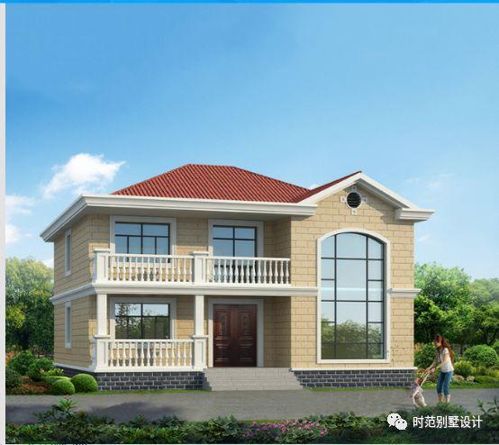 11X12米二層層簡歐別墅方案，20萬搞定主體