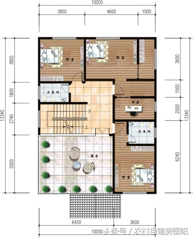 5款帶車庫的農村別墅設計圖，有車的方便啦