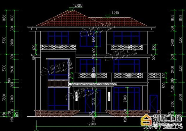 帶堂房復(fù)式客廳新中式農(nóng)村自建別墅設(shè)計(jì)圖
