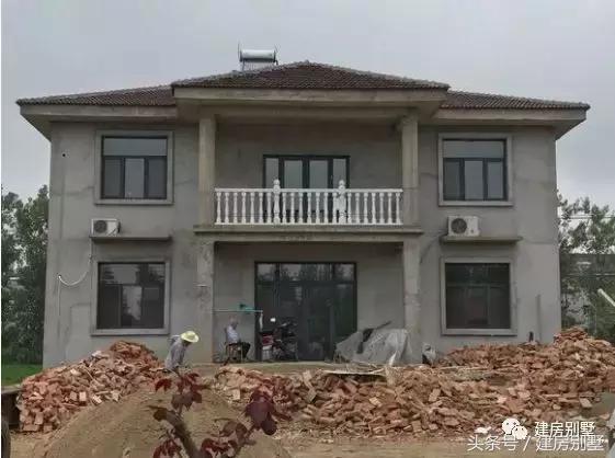 農村簡單二層住宅實拍圖，附室內裝修，造價低