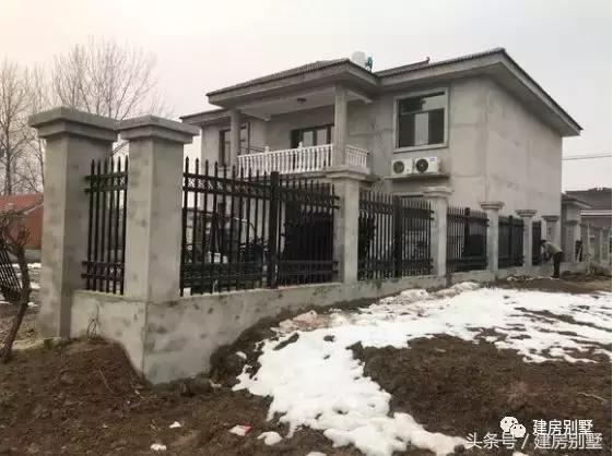 農村簡單二層住宅實拍圖，附室內裝修，造價低