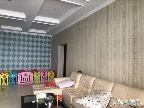 農村簡單二層住宅實拍圖，附室內裝修，造價低