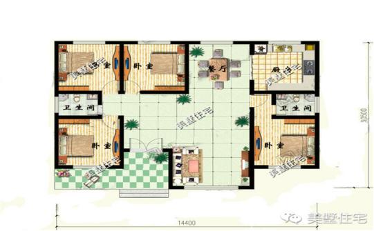 5款外觀精美的一層小別墅方案圖，看完不喜歡找我