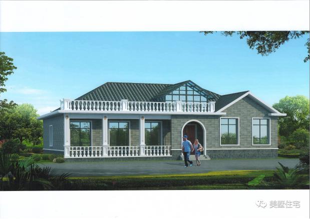 5款外觀精美的一層小別墅方案圖，看完不喜歡找我
