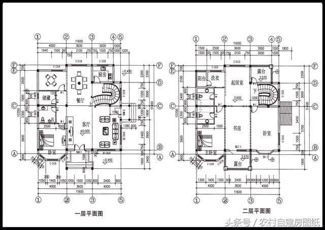 4款美式風(fēng)格二層小洋樓設(shè)計(jì)圖，看看你喜歡哪款