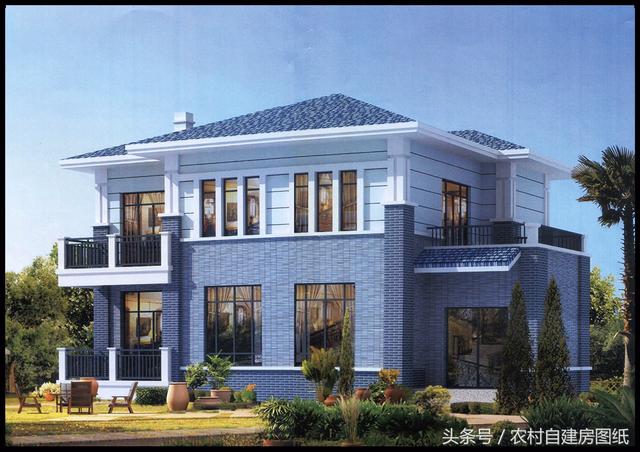 4款美式風(fēng)格二層小洋樓設(shè)計(jì)圖，看看你喜歡哪款