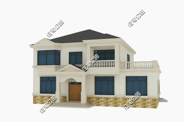 15X11米農村兩層別墅設計方案，5室3廳帶露臺