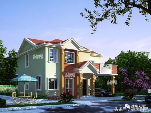 11×11米二層農村小別墅設計方案圖，布局經濟又實用