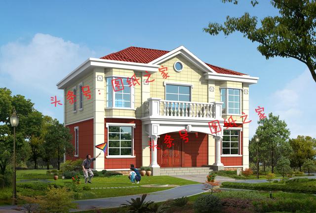 曬曬我家要建的二層小別墅，附方案圖