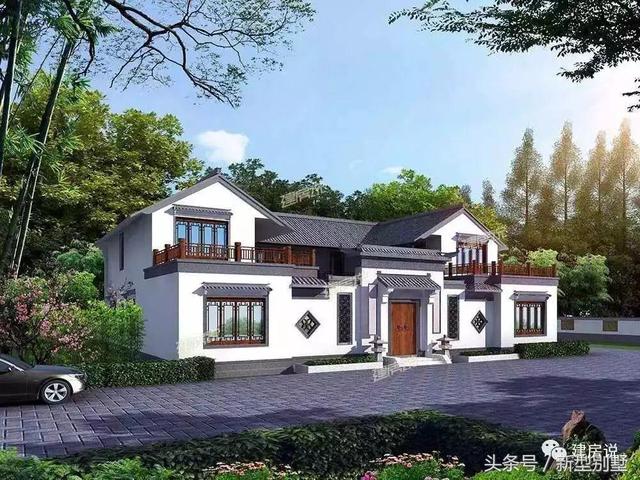 15款中式別墅設(shè)計(jì)效果圖片，低調(diào)、奢華，古香古色