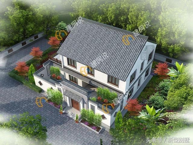 15款中式別墅設(shè)計(jì)效果圖片，低調(diào)、奢華，古香古色