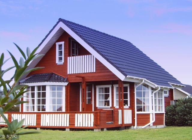 幾款木屋別墅效果圖片，造價不高，看完也想蓋