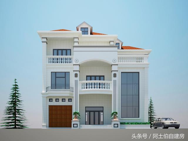 13X13米的三層別墅別墅設計圖，有50萬我肯定建