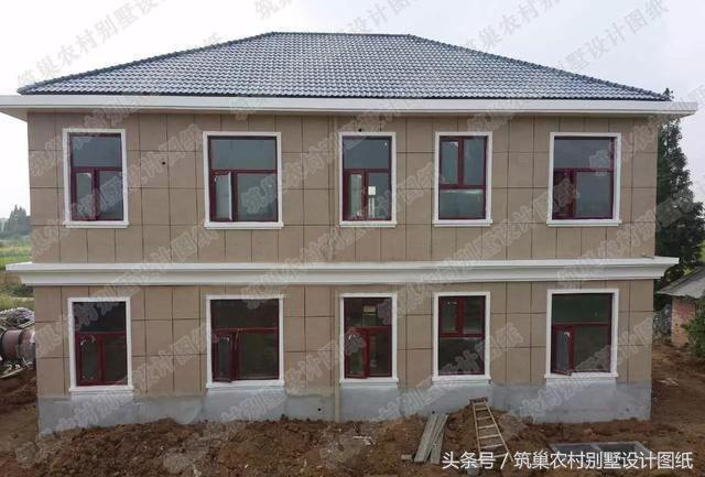 360㎡帶地下室二層農村自建別墅方案，讓城里人羨慕吧