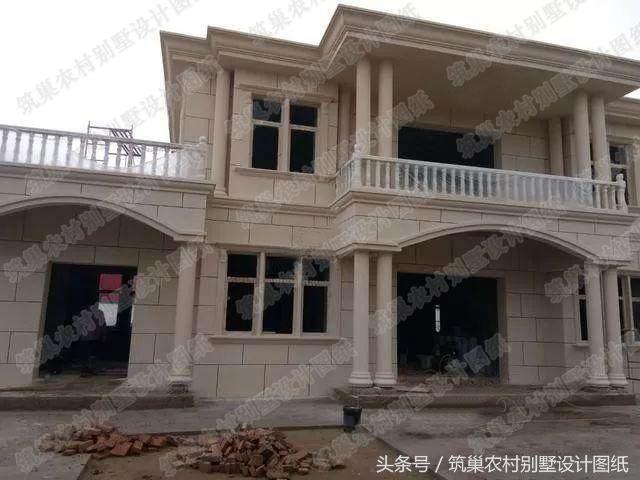 360㎡帶地下室二層農村自建別墅方案，讓城里人羨慕吧