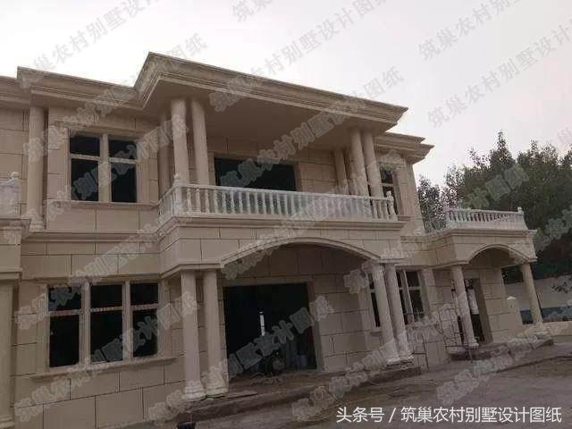 360㎡帶地下室二層農村自建別墅方案，讓城里人羨慕吧