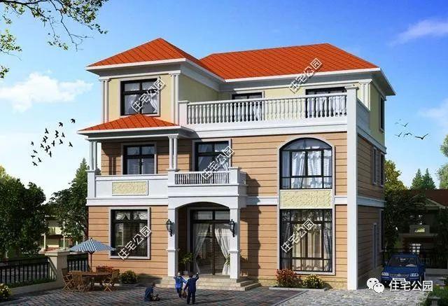 12X11米農村3層房屋設計圖，2中戶型布局，看看建哪個