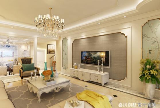 簡(jiǎn)歐疊拼別墅裝修設(shè)計(jì)，風(fēng)典雅與豪華