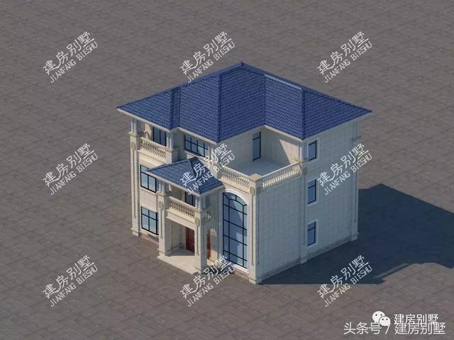 三層帶露臺(tái)復(fù)式樓房設(shè)計(jì)圖，受眾人熱捧