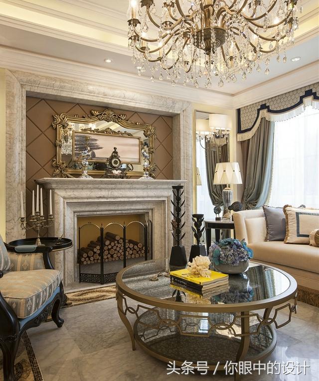 法式別墅裝修設計案例實拍，高貴、奢華、浪漫