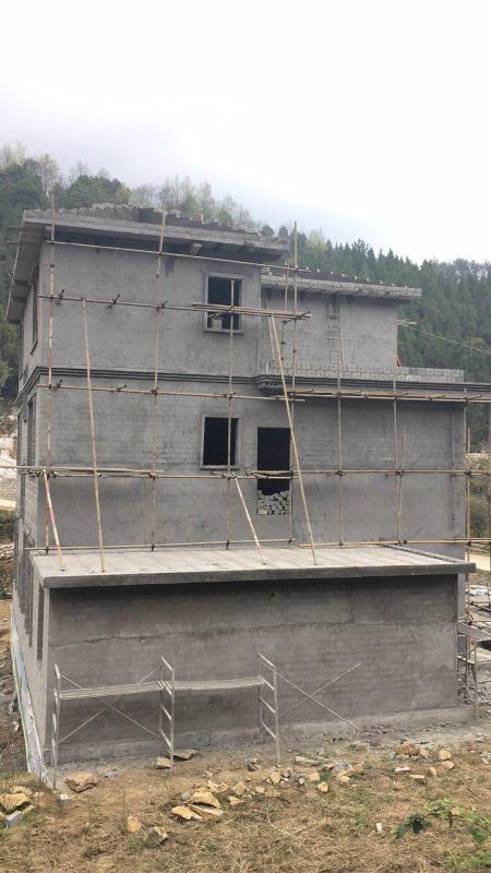 12x12農村三層樓房設計圖，帶建好的實拍照片