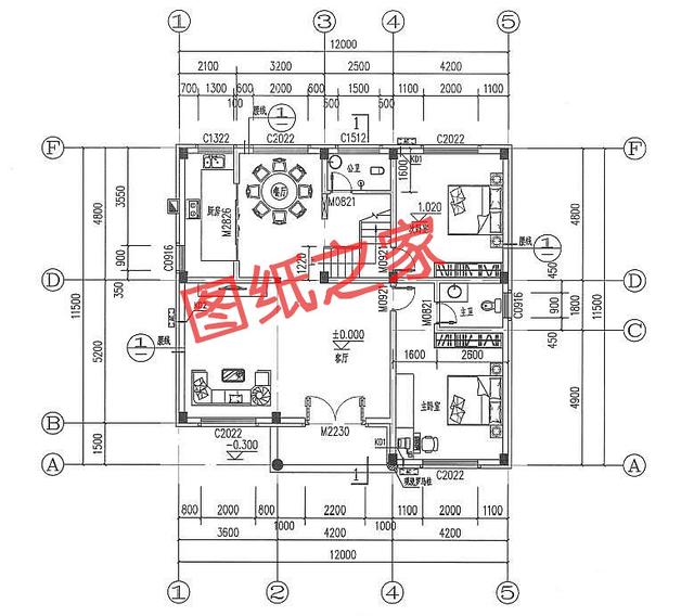 12x12農村三層樓房設計圖，帶建好的實拍照片