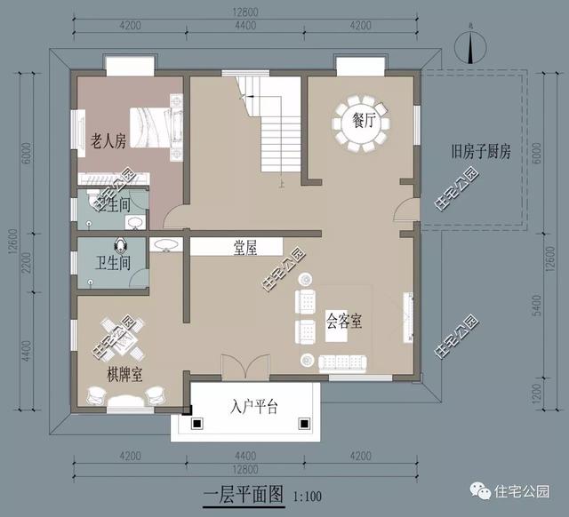 8套2026年全新設計帶堂屋別墅設計圖，看好就批地去了