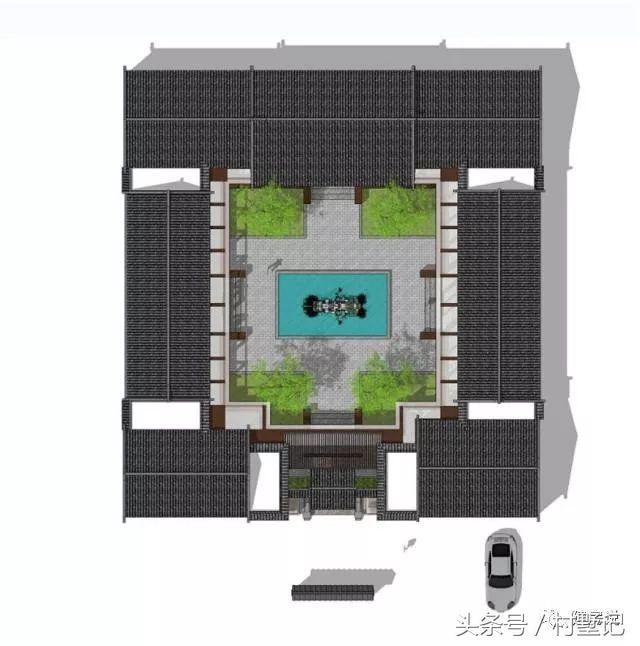 四合院別墅這樣蓋才好看，蓋好能傳幾代