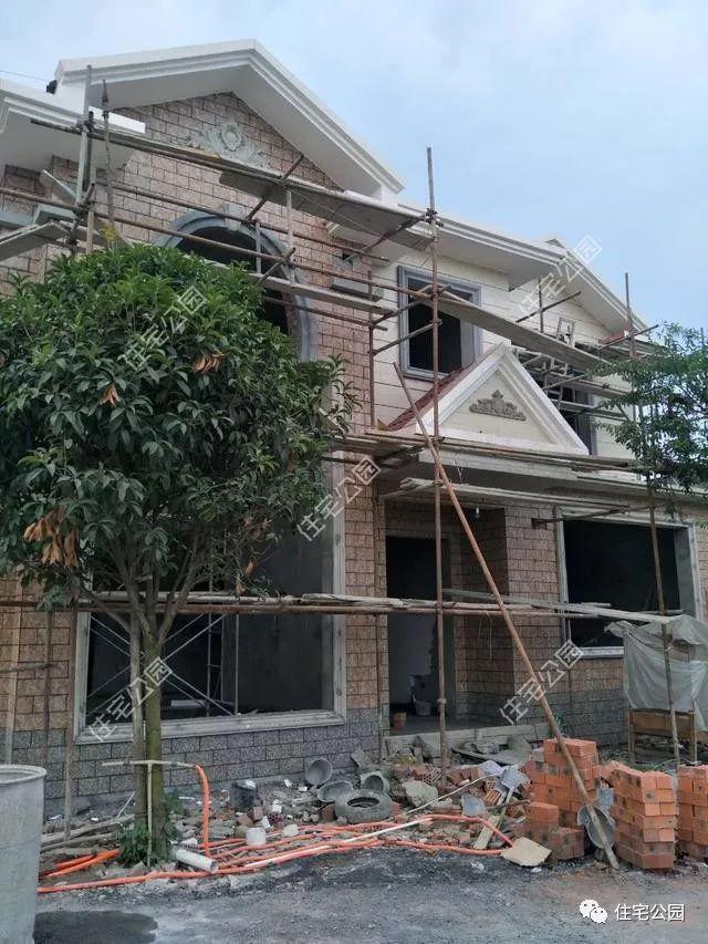 曬曬農村自建二層樓房過程，造價1200元/平