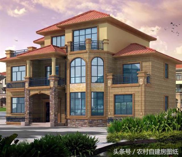 2款三層別墅施工案例實拍（附方案），看看你想建哪棟