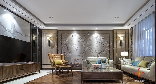 中式與現(xiàn)代結構三層復式別墅裝修案例實拍，漂亮